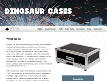 Tablet Screenshot of dinosaurcases.com